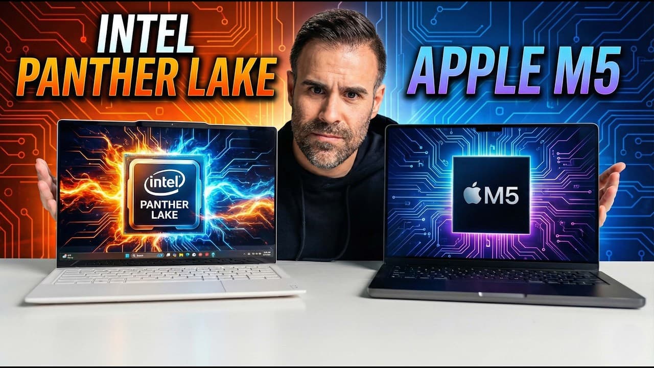 MacBook Pro M5 vs Intel Panther Lake: Windows Is Finally Back (Sort Of)